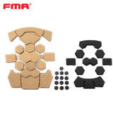 FMA Super Comfortable Dual Layer Memory Foam Helmet Pad Outdoor Protection Tactical Helmet  Suspension System TB1478