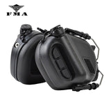 EARMOR M31H Tactical Noise Canceling Hearing Protection Headphone for FAST MT Wendy Helmets Rail