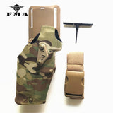 FMA Glock17 Pistol Tactical Holster X300 Light-Compatible for Glock17 / Glock18 Holster