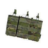 FMA Tactical Triple Molle 556 Magazine Pouch Multicam Military MOLLE Vest Trigeminy Storage Bag