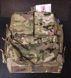 FMA Tactical Zipper Pack Pouch MC Zip-On Panel for TMC Vest JPC CPC AVS Military Molle Zipper Pack