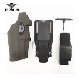 FMA Glock17/18/19 Holster Tactical Pistol Holster X300 Light-Compatible for G17/18 QL Mount Holster
