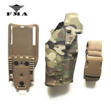 FMA Glock17 Pistol Tactical Holster X300 Light-Compatible for Glock17 / Glock18 Holster