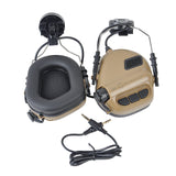 EARMOR M31H Tactical Noise Canceling Hearing Protection Headphone for FAST MT Wendy Helmets Rail