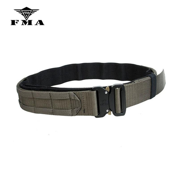 FMA Tactical Belt CS Outdoor Military Army Fighter 1.75 Inch Black Hunting Shooter Belt