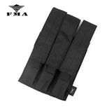 FMA Tactical Triple Magazine Pouch Kriss Vector MOLLE Mag Carrier SMG Mag Camo