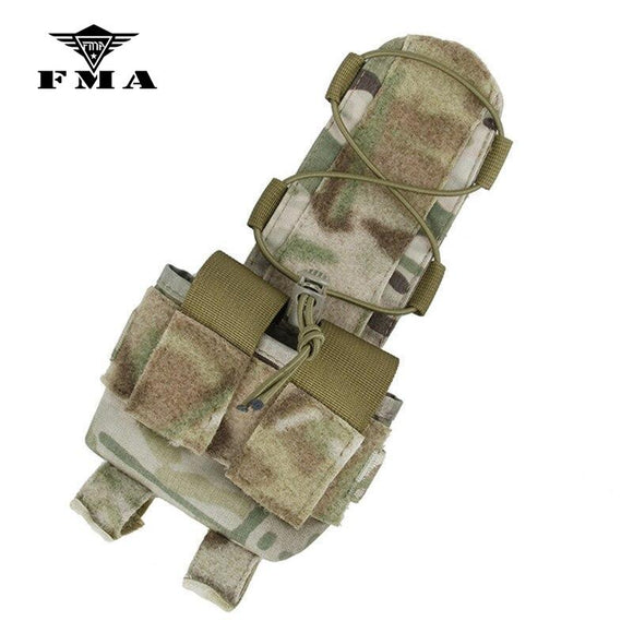 FMA Tactical Helmet Battery Pouch Multicam Accessory Pouch for Combat Helmet