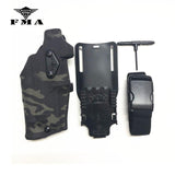 FMA Tactical Holster Multicam X300 Light-Compatible & QL Mount Holster for Glock17/18/19