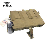 FMA M4 Triad Magazine Pouch Multicam for Tactical Vest AVS JPC Vest Molle Front Panel