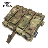 FMA MP7 Quadruple Magazine Pouch Molle 500D Cordura for Tactical Vest AVS JPC2.0 Vest