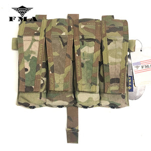 FMA MP7 Quadruple Magazine Pouch Molle 500D Cordura for Tactical Vest AVS JPC2.0 Vest