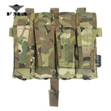 FMA MP7 Quadruple Magazine Pouch Molle 500D Cordura for Tactical Vest AVS JPC2.0 Vest