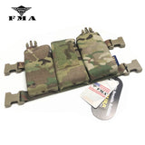 FMA Triple Attack Front Panel 5.56mm / 7.62mm / AK47 Mag Carrier Multicam RS9976