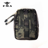 FMA Tactical Pouch Multicam Black Waist Bag Molle Hunting & Airsoft Small Tools Bags