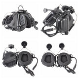 EARMOR M32H MOD4 Tactical Headset & M51 PTT Adapter Set Noise Canceling Headphones