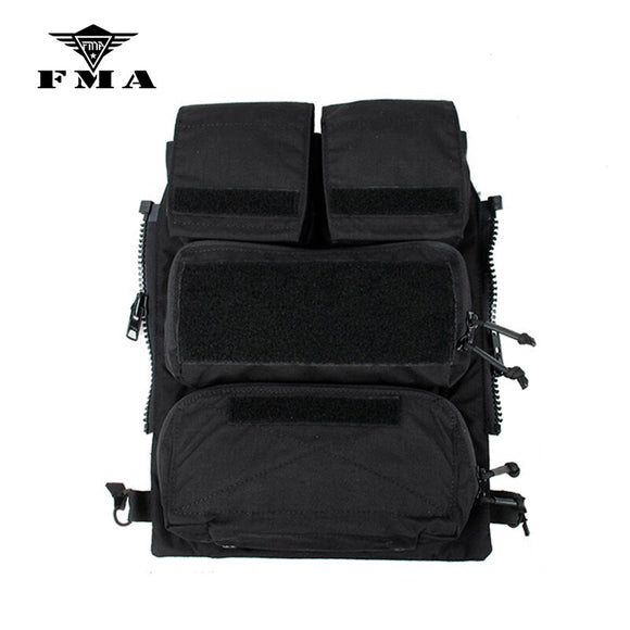 FMA Tactical Zipper Pouch Bags Black for TMC Tactical Vest 16-19 AVS JPC2.0 CPC