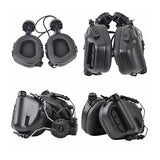 EARMOR M32H MOD4 Tactical Headset & M51 PTT Adapter Set Noise Canceling Headphones