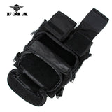 FMA Tactical Zipper Pouch Bags Black for TMC Tactical Vest 16-19 AVS JPC2.0 CPC