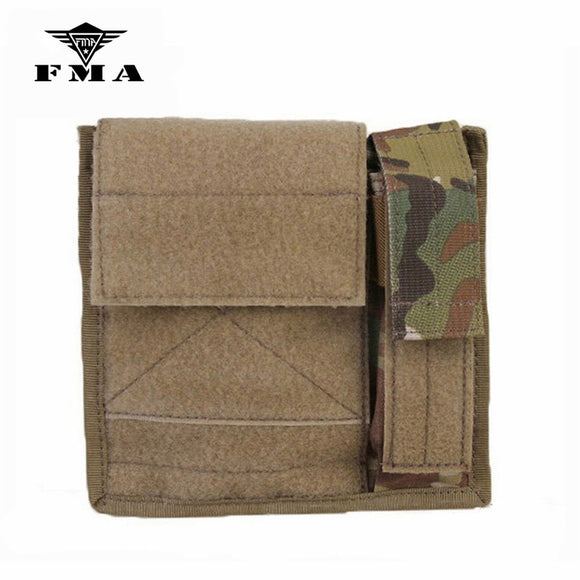 FMA Tactical MAP Pouch Admin&Light Molle Bags Military Tactical Accessory Multicam Black