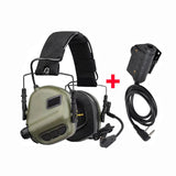 EARMOR M32 MOD4 Tactical Headset & M51 PTT Adapter One Set