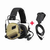 EARMOR M32 MOD4 Tactical Headset & M51 PTT Adapter One Set