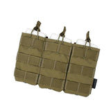 FMA Tactical Triple Molle 556 Magazine Pouch Multicam Military MOLLE Vest Trigeminy Storage Bag