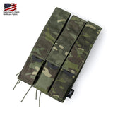 FMA Tactical Triple Magazine Pouch Kriss Vector MOLLE Mag Carrier SMG Mag Camo