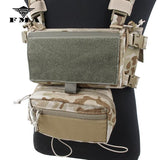 FMA Multicam Tactical pouches Three-piece Set Accessories bags for SS Chest Rig Chest Hanging