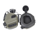 EARMOR M31H Tactical Noise Canceling Hearing Protection Headphone for FAST MT Wendy Helmets Rail