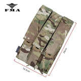 FMA Tactical Triple Magazine Pouch Kriss Vector MOLLE Mag Carrier SMG Mag Camo