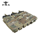 FMA Triple Molle 556 Magazine Pouch Tactical Military Pouches MOLLE Vest Trigeminy Storage Bag