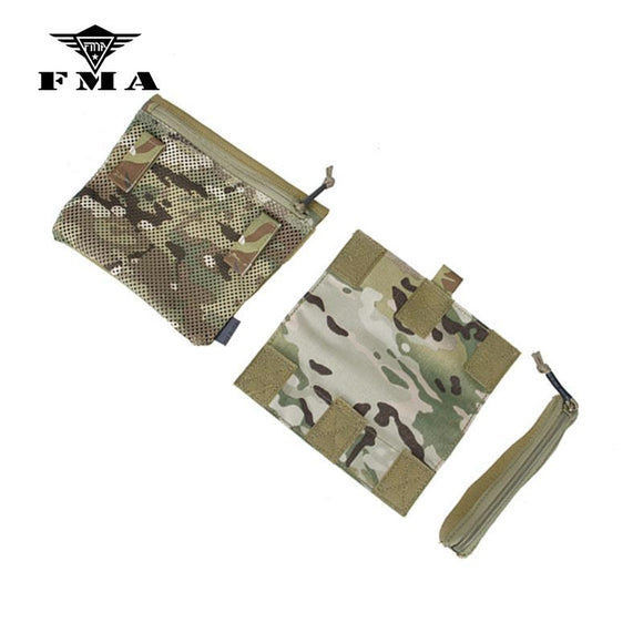 FMA Multicam Tactical pouches Three-piece Set Accessories bags for SS Chest Rig Chest Hanging